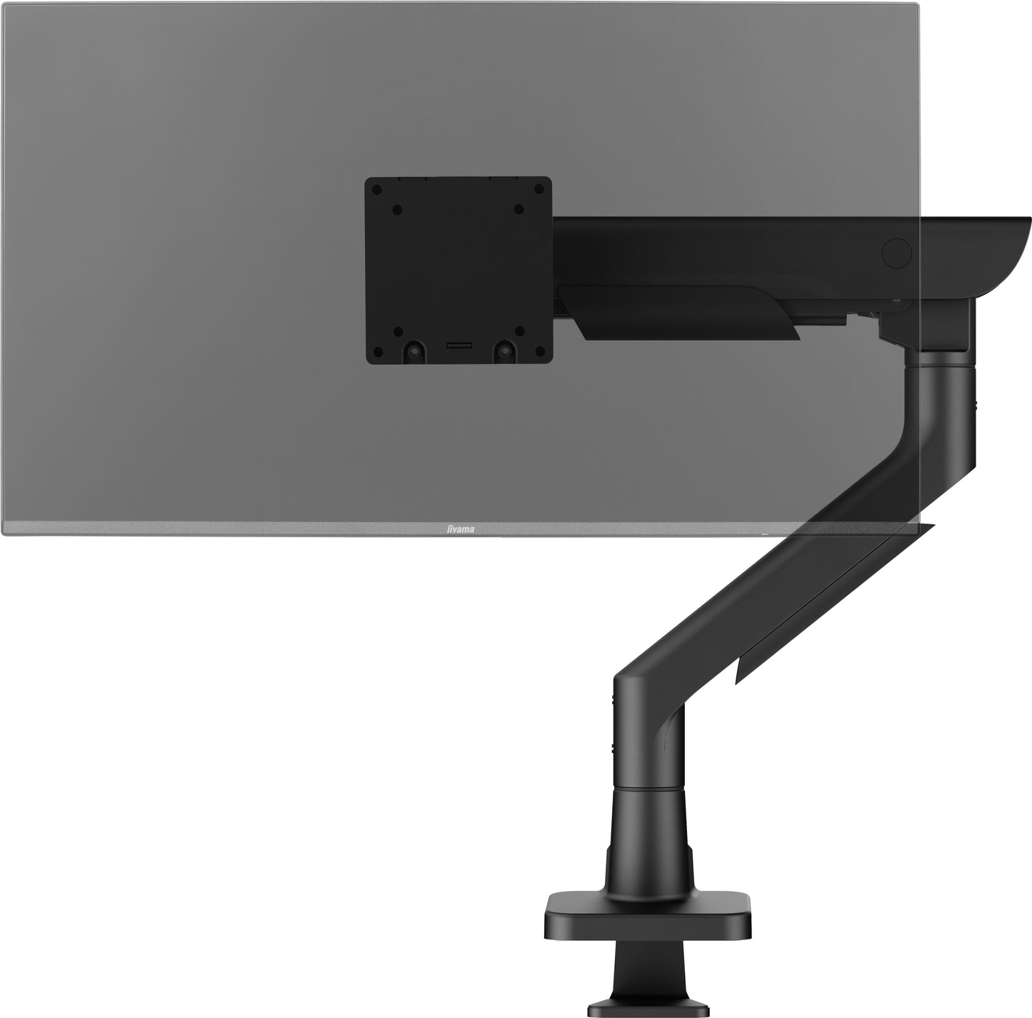 IIYAMA Stylish flexible deskmount with gas spring for monitors up to 49inch 27kg VESA 100x100 Pivot Bearing head structure