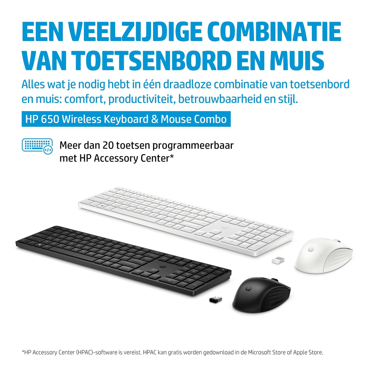 HP 650 Wireless Keyboard and Mouse  Combo BLK BEL 4R013AA#AC0