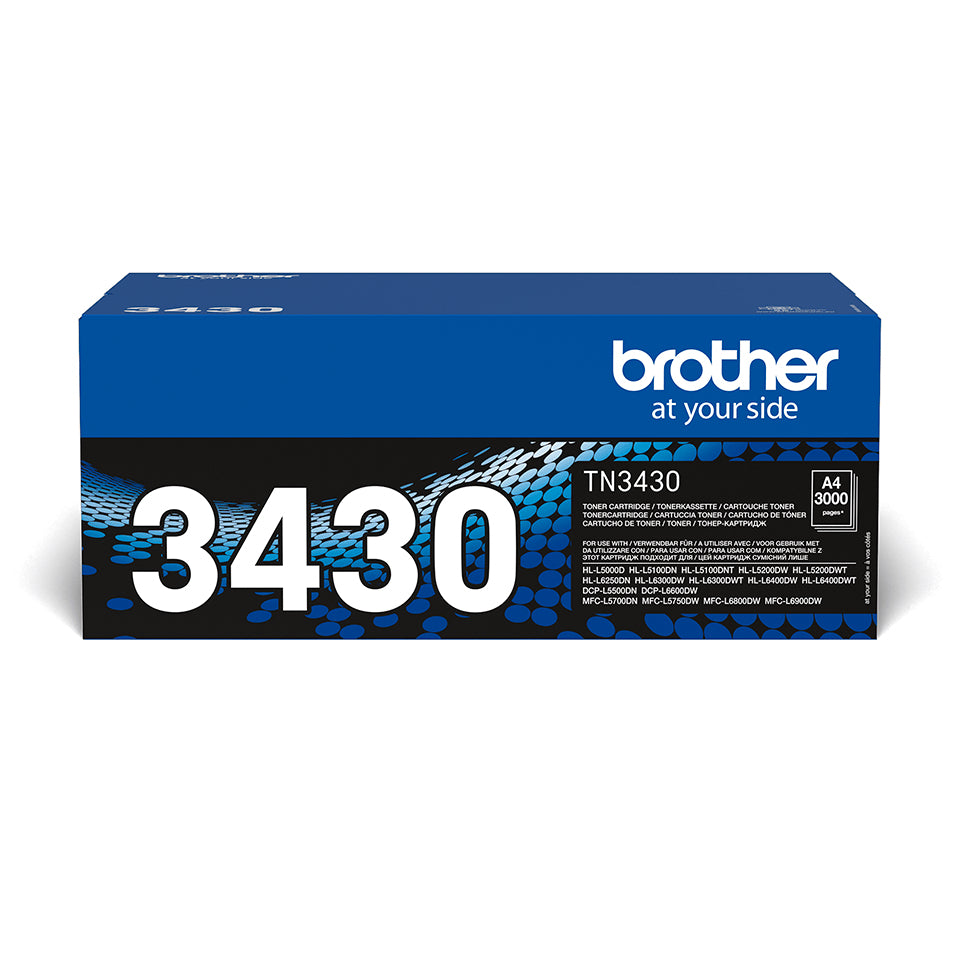 BROTHER TN3430 Toner Cartridge Zwart