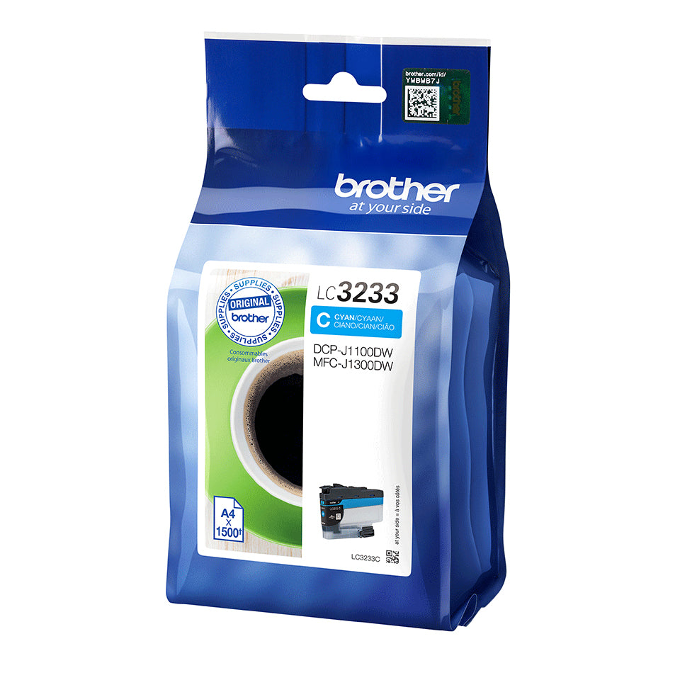 BROTHER LC-3233C Cyan Ink 1500 pages