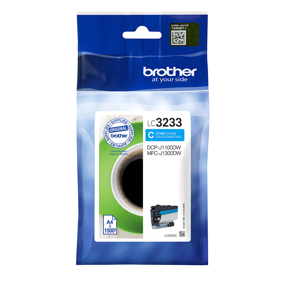 BROTHER LC-3233C Cyan Ink 1500 pages