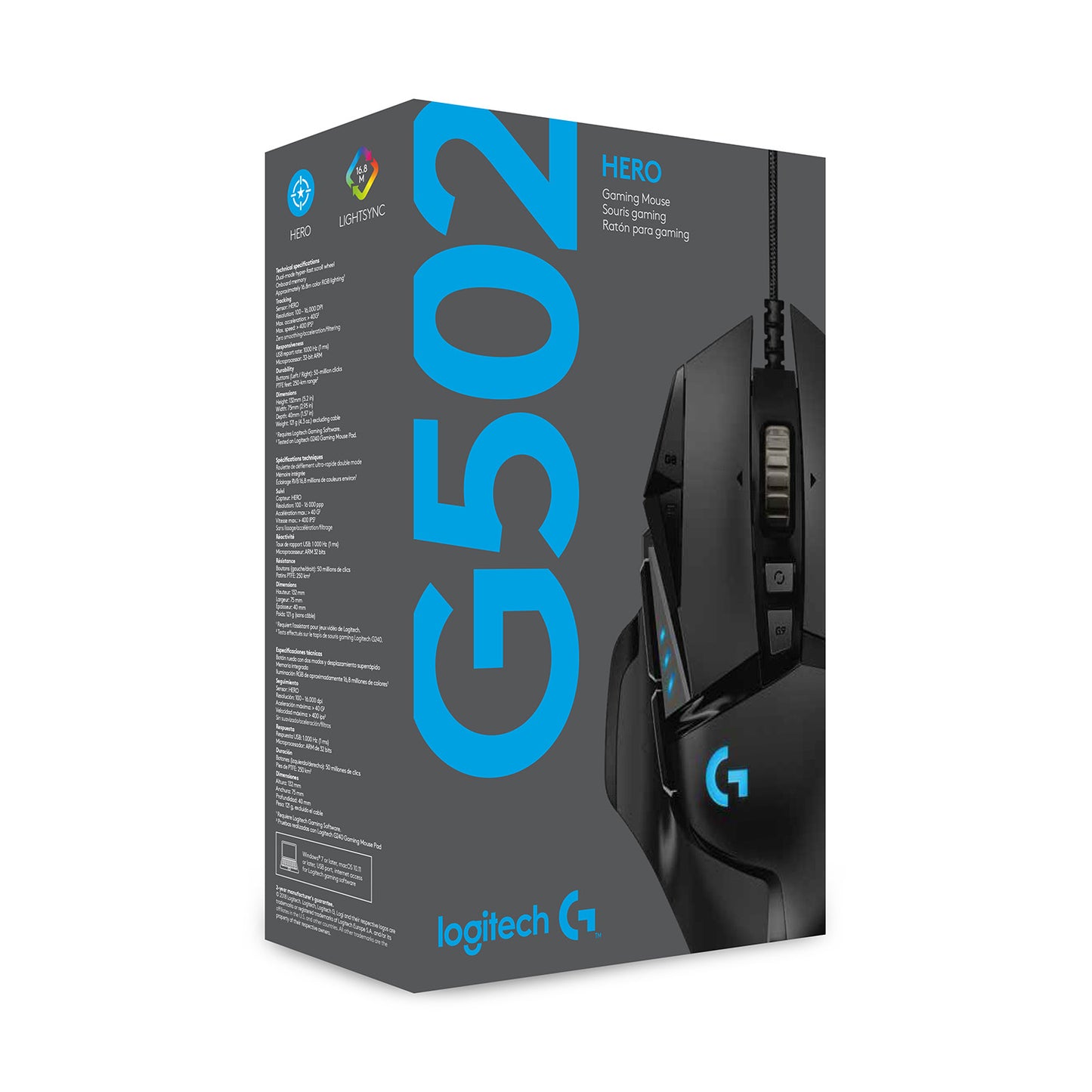 Logitech G502 Hero High Performance Gaming Mouse