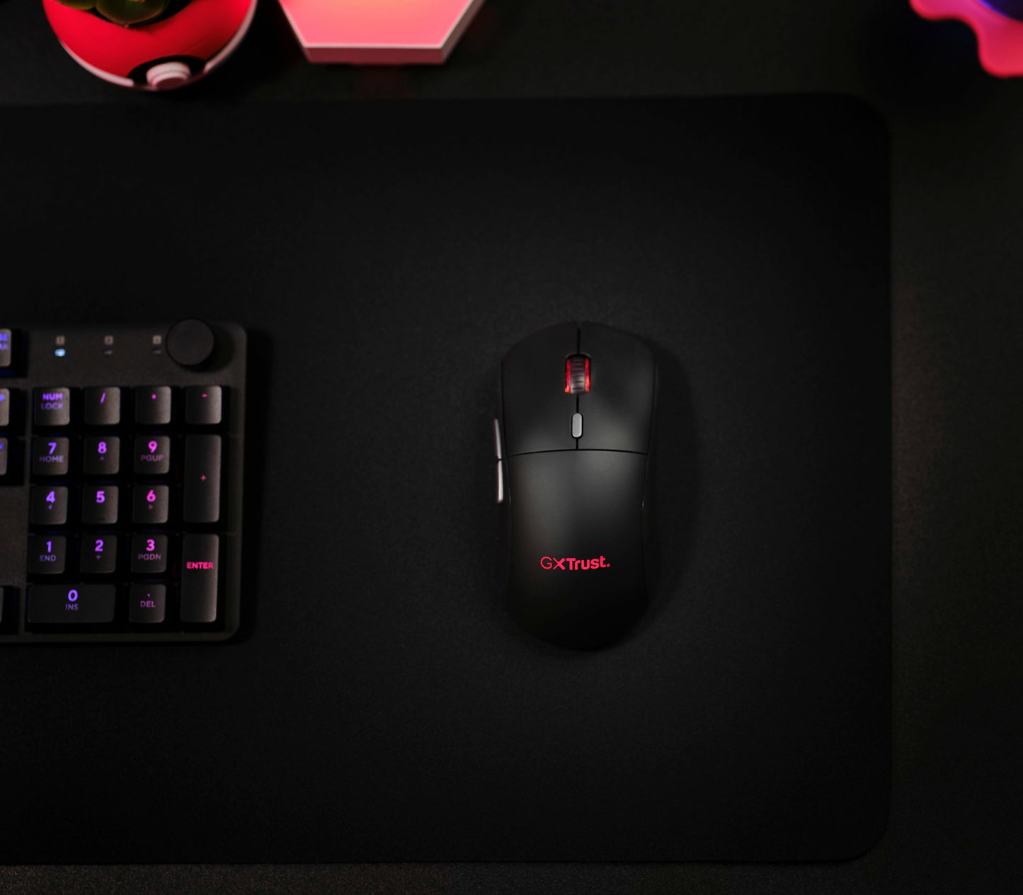 Trust GXT926 REDEX II WIRELESS MOUSE Zwart