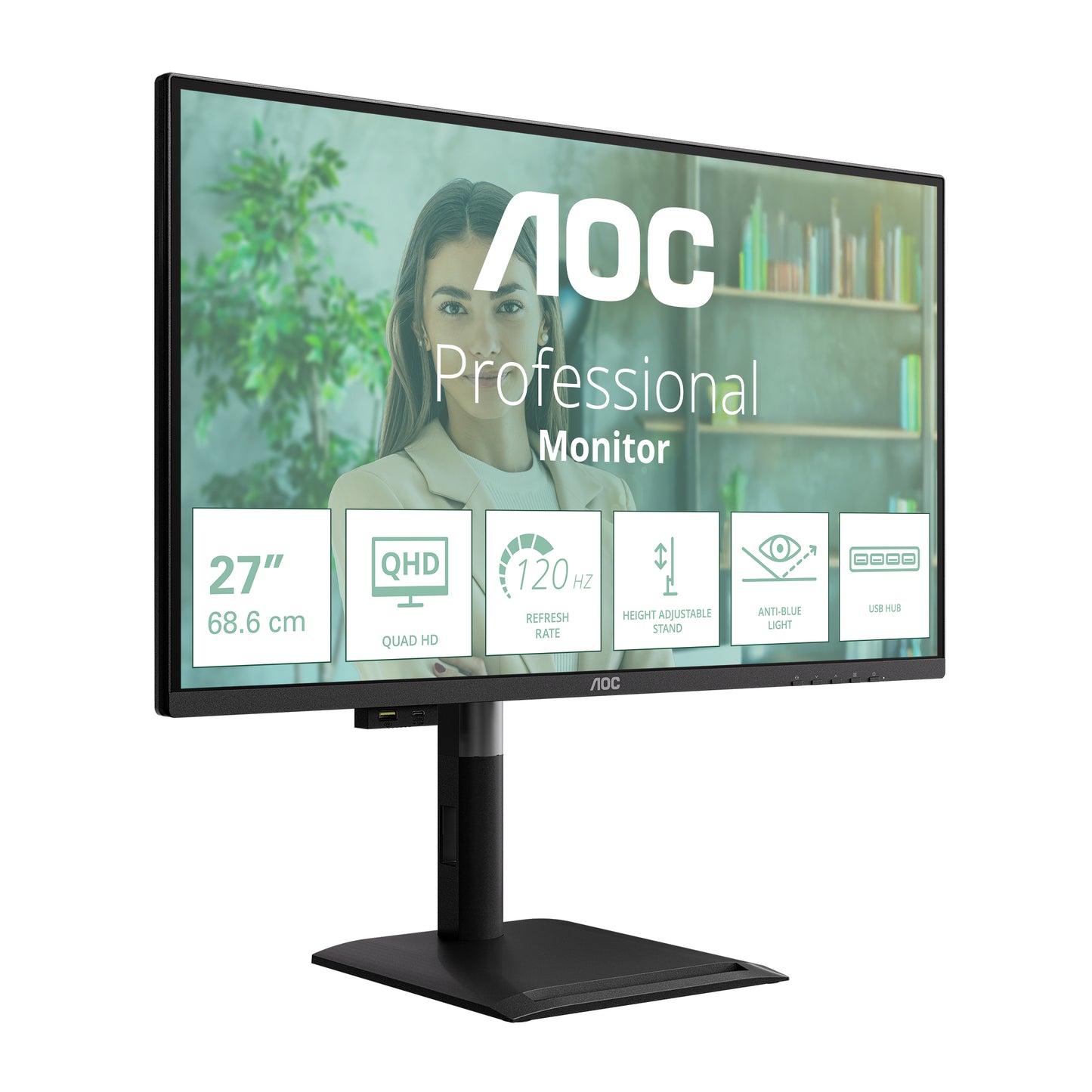 Q27P4U 27IN 16:9 IPS 120Hz 2560x1440 HAS Q27P4U