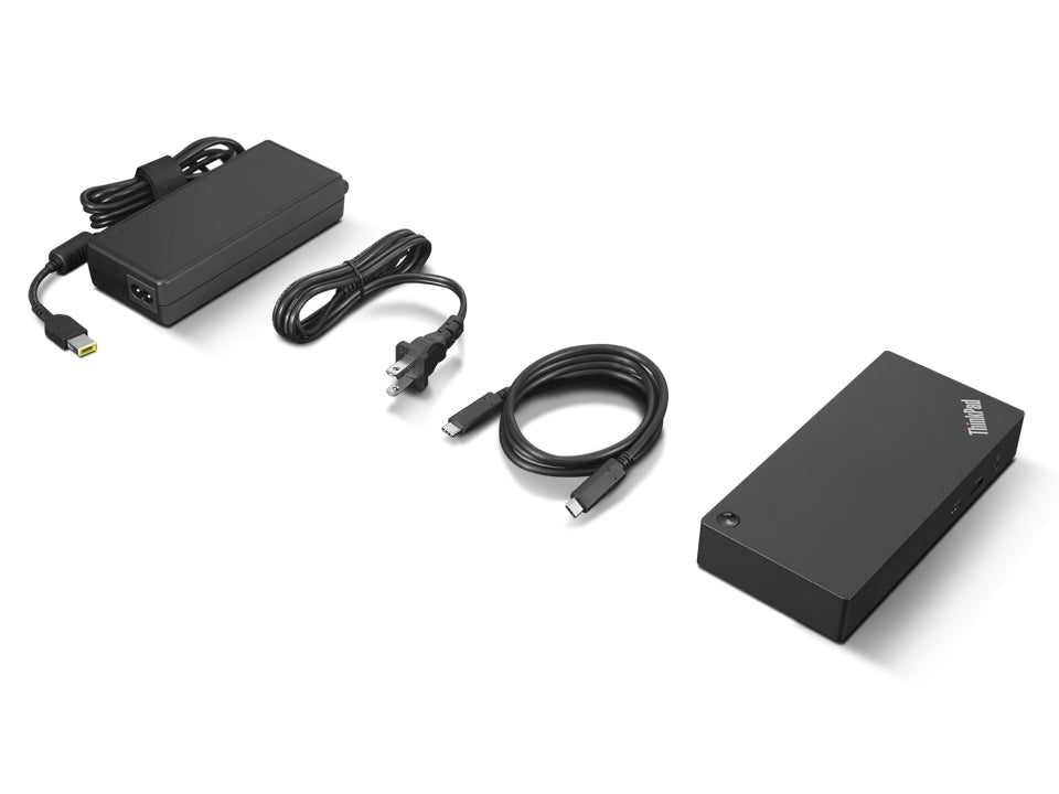 Lenovo ThinkPad Universal USB-C Dock 3840x2160 @ 60 Hz (Max)  2 x DisplayPort, 1x HDMI  3 x USB 3.2 Gen 2, 2 x USB 2.0, 1 x USB-C  1 x Gigab