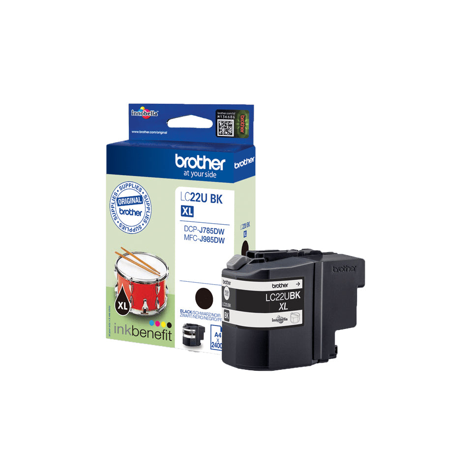 Brother LC-22UBK inktcartridge zwart