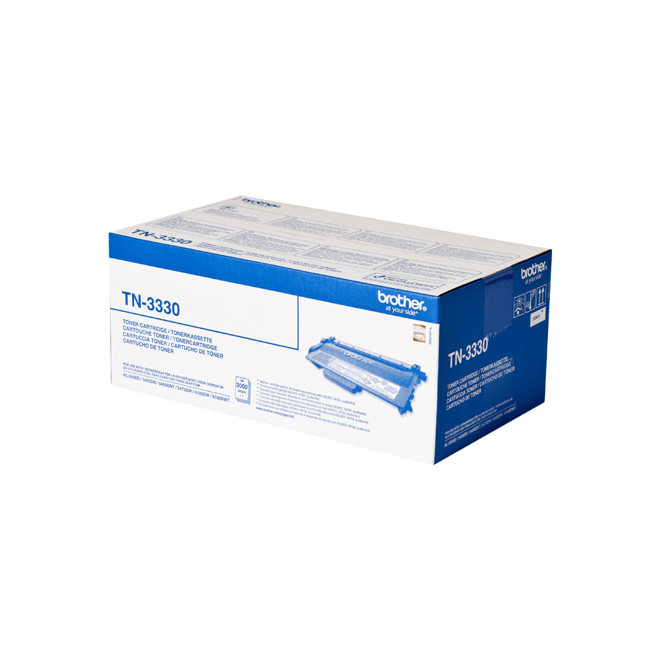 TN3330 - Zwart - origineel - tonercartridge - voor DCP-8250DN. MFC-8520DN: HL-5440D. 5450DN. 5450DNT. 5470DW. 6180DW