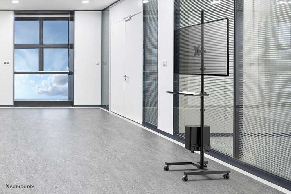 Mobile Workplace Floor Stand (monitor, keyboard/mouse & PC)