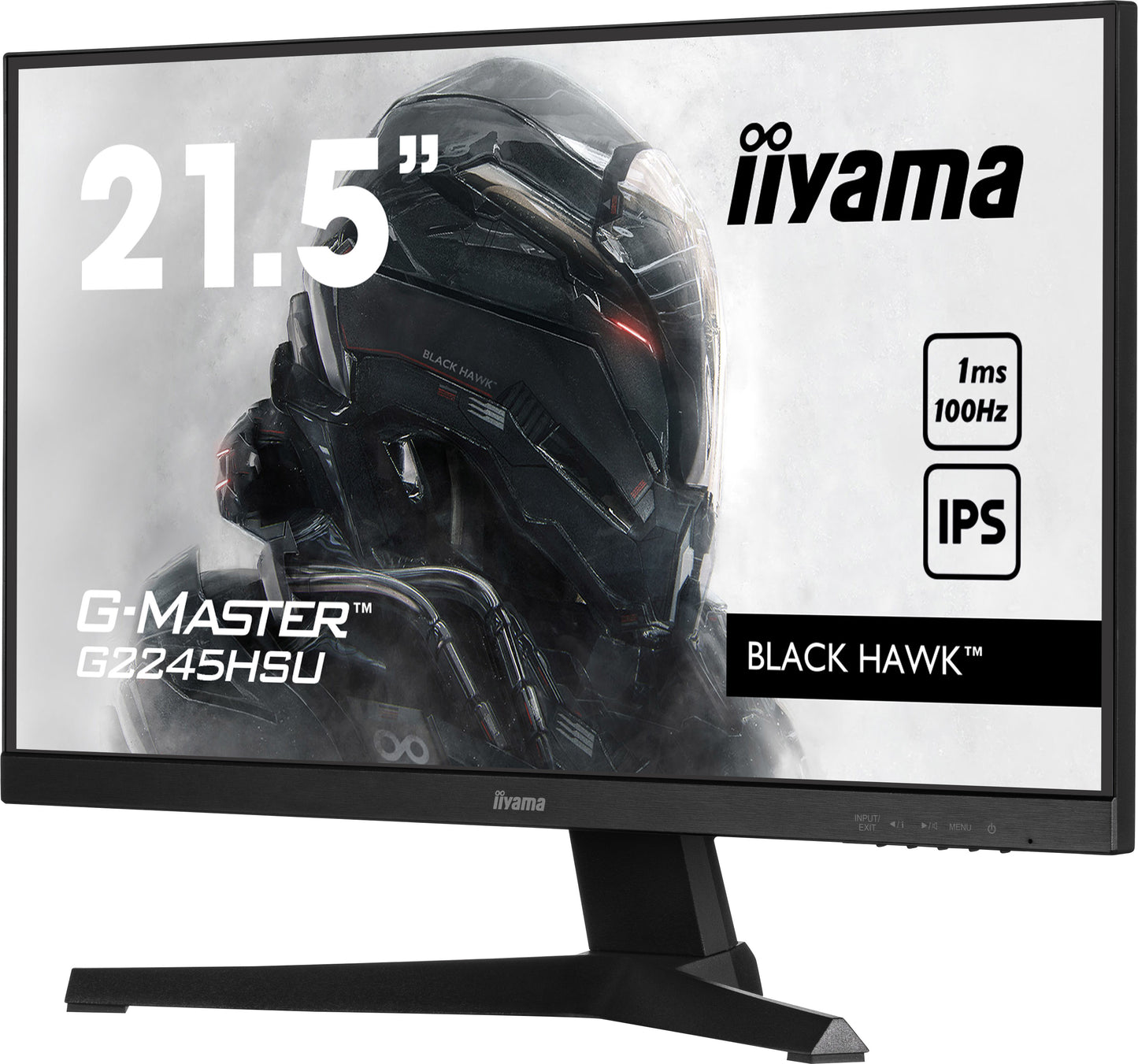 IIYAMA 22 inch WIDE LCD  G-Master Black Hawk  1920 x 1080  IPS panel  Adaptive Sync   USB-Hub(2xOut v2.0)  300 cd/m2  80.000.000:1 ACR