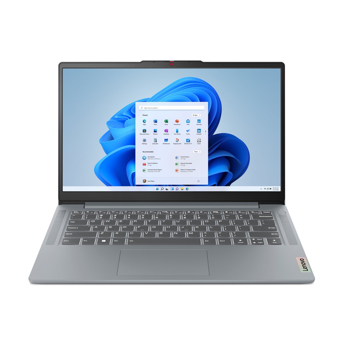 Lenovo IdeaPad Slim 3 14AMN8 82XN00BKMB, 14 FHD IPS, AMD Ryzen 5 7520U, 16GB, 512GB PCIe NVVMe SSD, AMD Radeon 610M, W11H, Grey