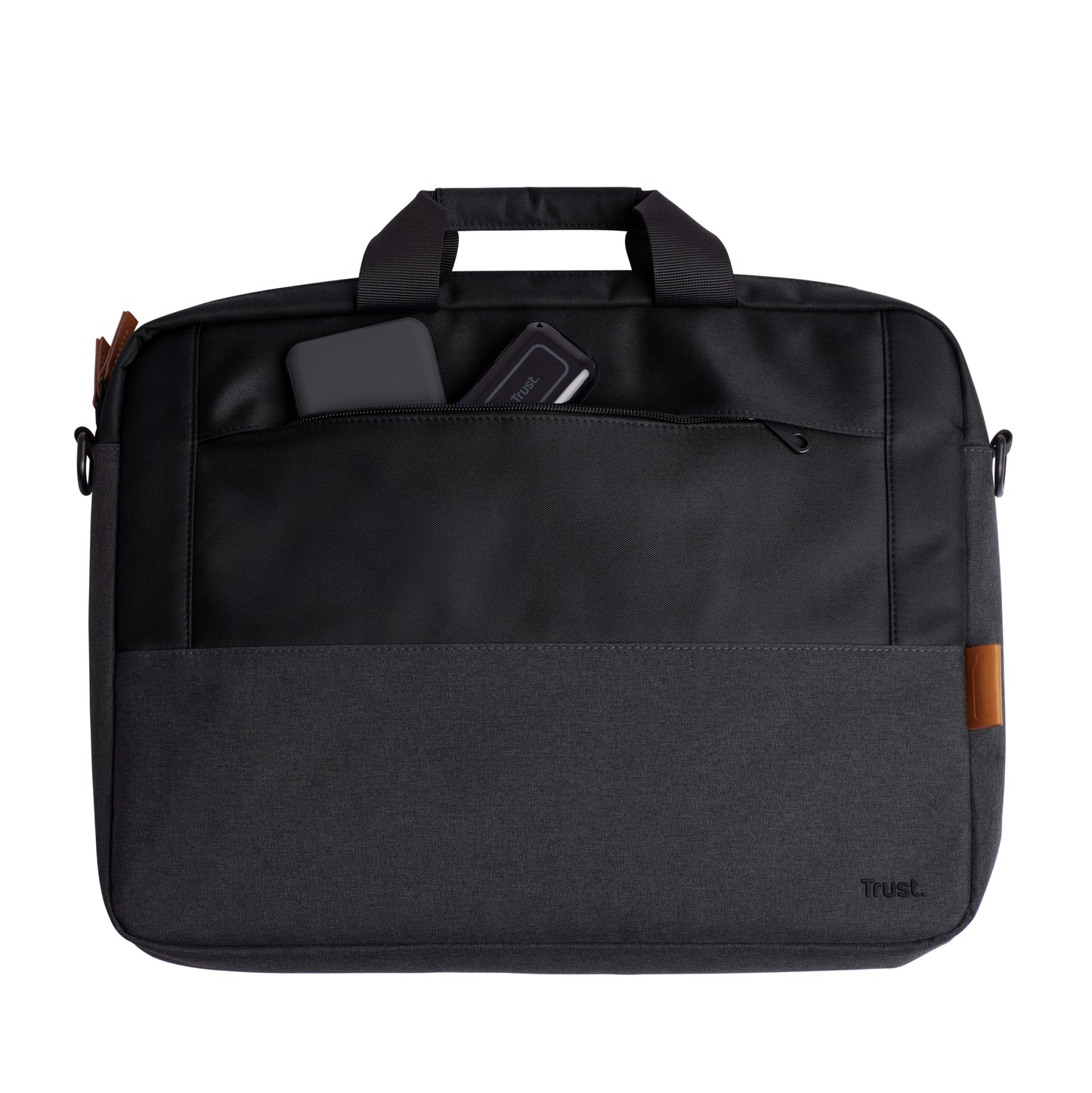 TRUST LISBOA 16 LAPTOP BAG - BLACK