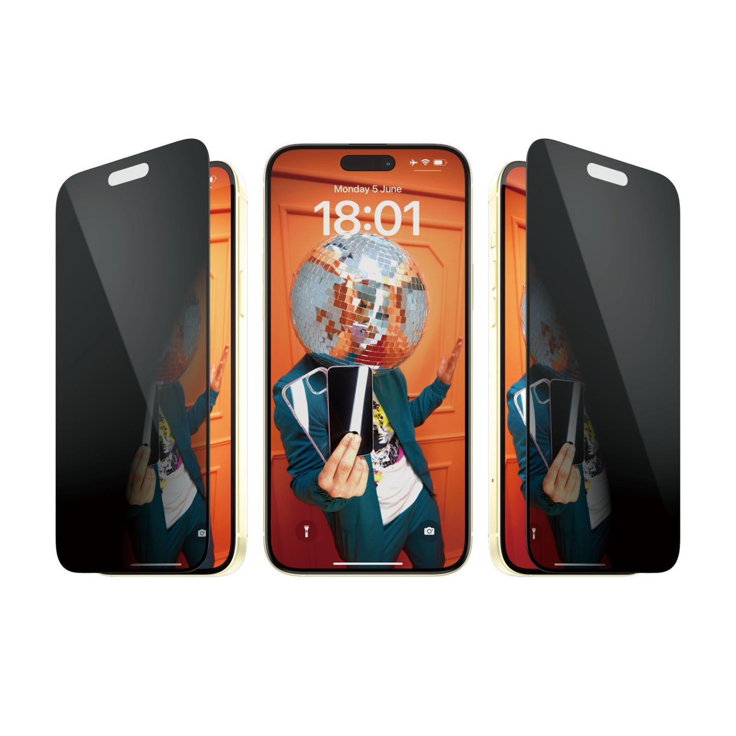 Panzerglass Apple iPhone 15 Plus - Ultra-Wide Fit PRIVACY with EasyAligner