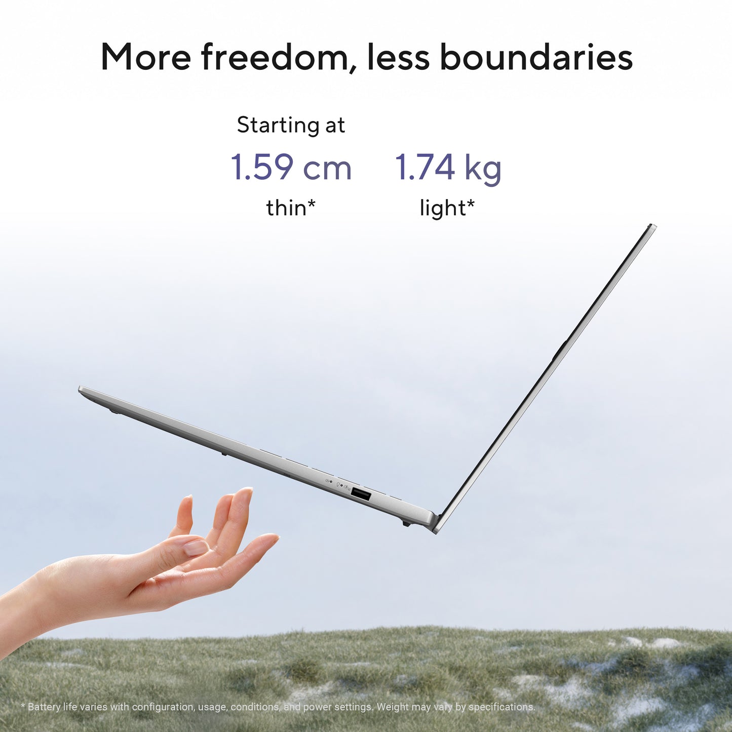 ASUS Vivobook S 16S3607QA-PL003W-BE, 16.0 WUXGA 144Hz IPS, Qualcomm Snapdragon X1-26-100, 16GB LPDDR5X, 512GB M.2 NVMe PCIe 4.0 SSD, Qualco
