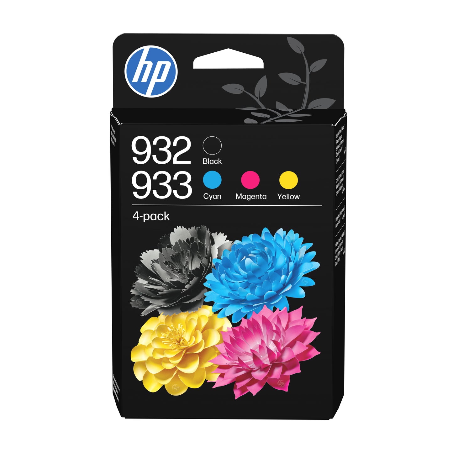 HP 932/3 CMYK Original Ink Cartridge 4-Pack