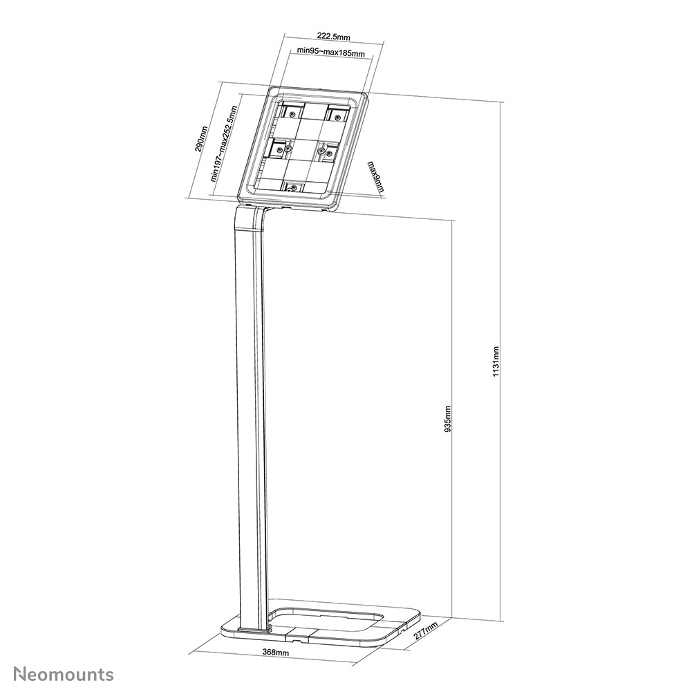 Tablet Floor Stand (universal for all tablets)