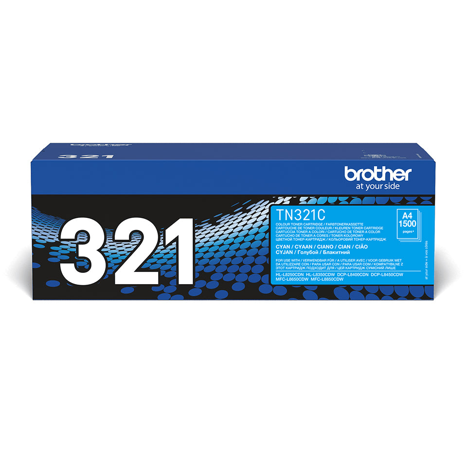 TN321C - Cyaan - origineel - tonercartridge - voor DCP-L8400. DCP-L8450. MFC-L8650. MFC-L8850: HL-L8250. L8350