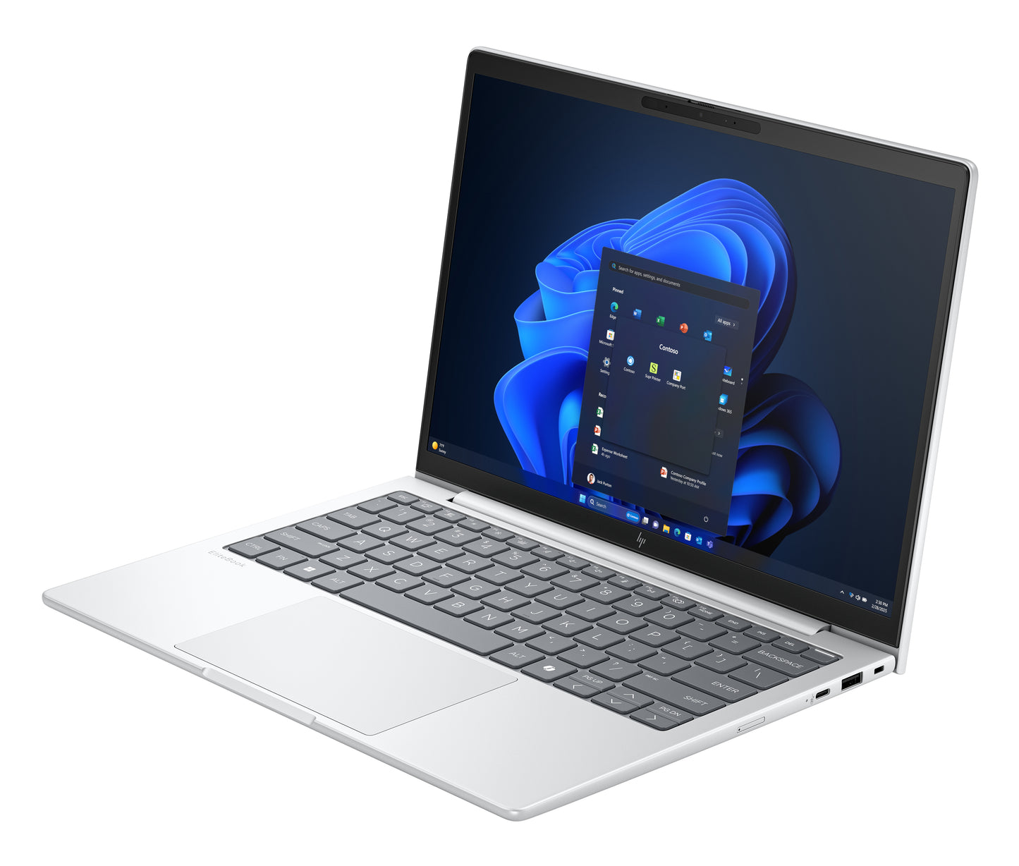 HP EliteBook 8 G1i 13 inch PC, Ultra 7 255U, 13.3 WUXGA, 300 Nits, IR Camera, 16GB, 512GB PCIe NVMe Value SSD, W11 Pro, Backlit, WLAN + BT,