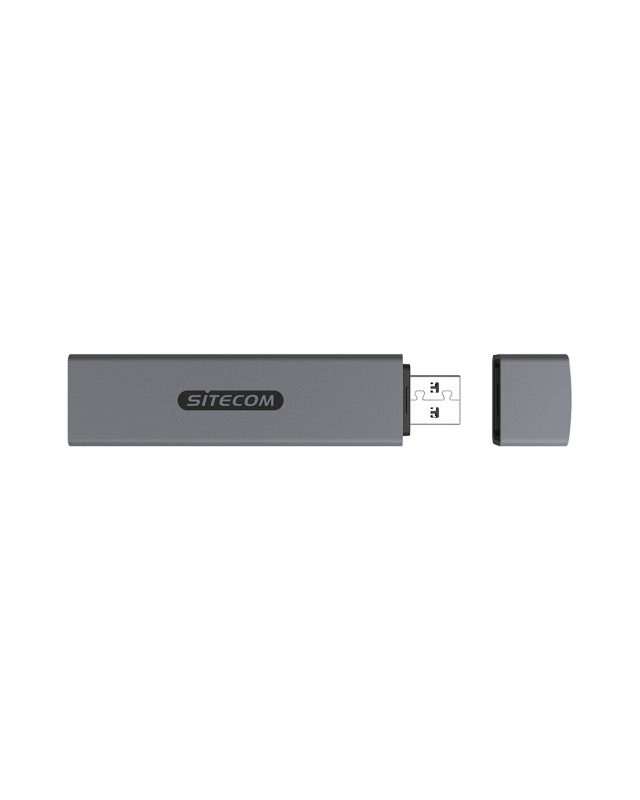 USB Stick Card Reader with 2 USB ports