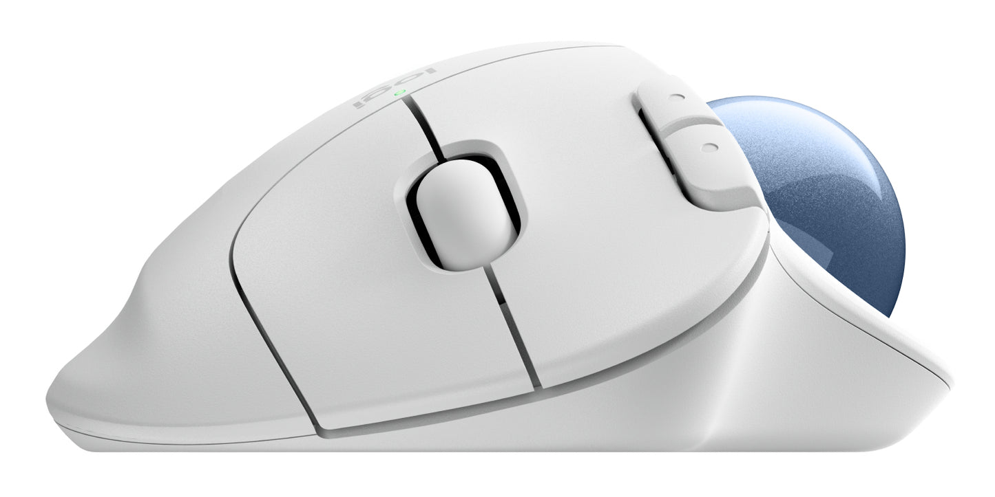 ERGO M575S WRLS TRACKBALL OFFWHITE+BLUE 910-007030