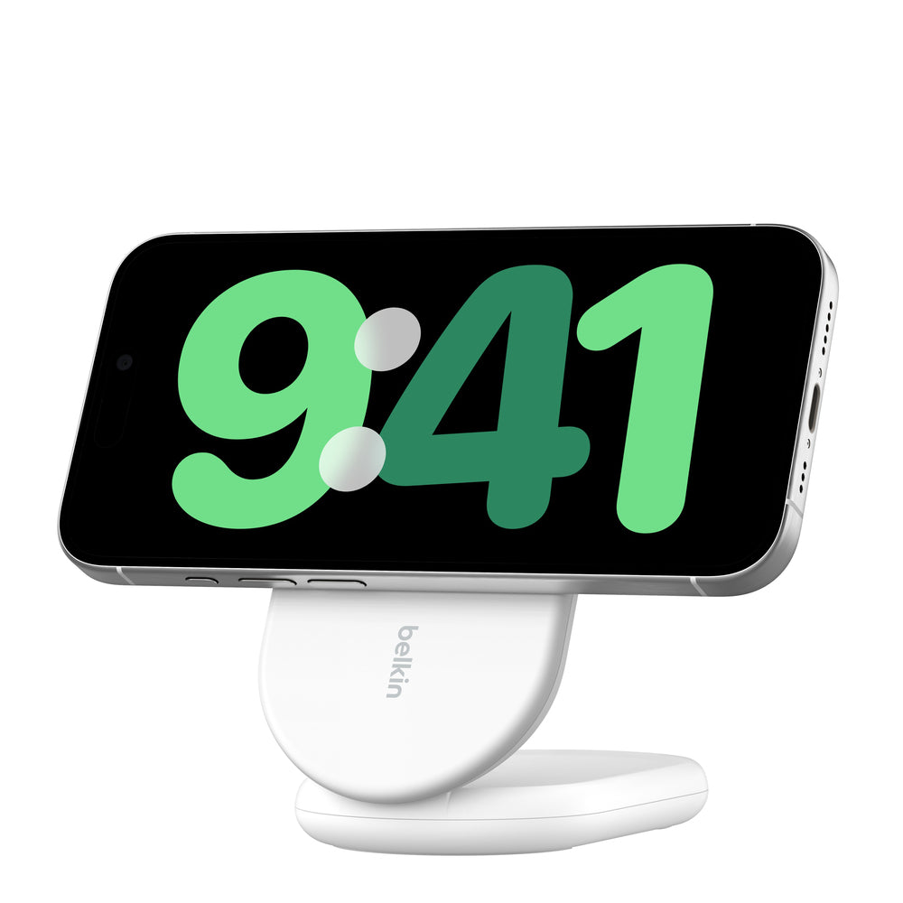 BELKIN BOOSTCHARGE Qi2 15w Magnetic Stand White