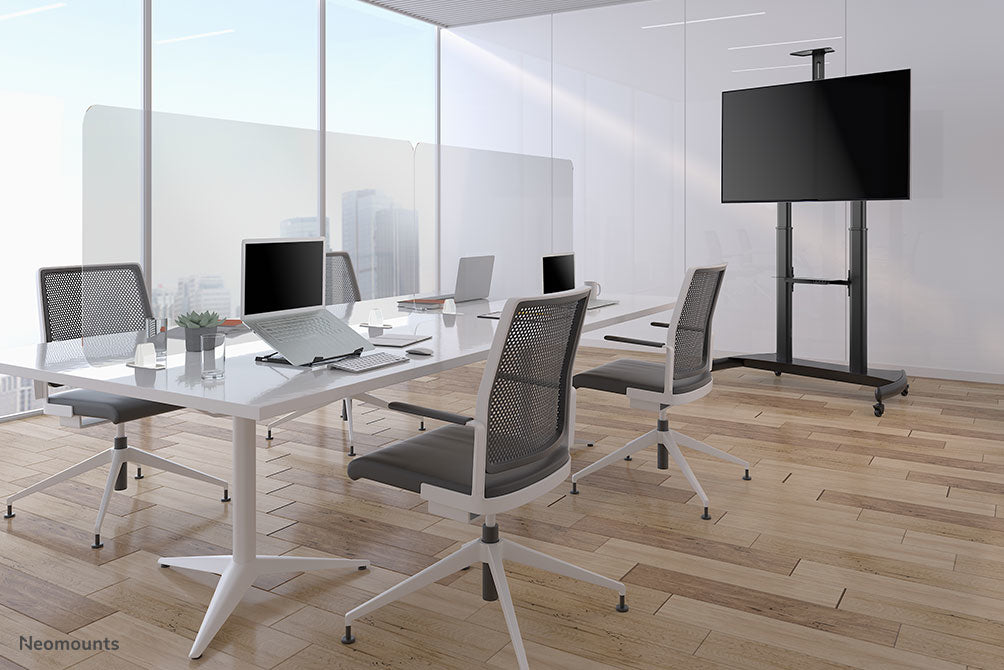 Mobile Flat Screen Floor Stand (height: 128-160 cm)