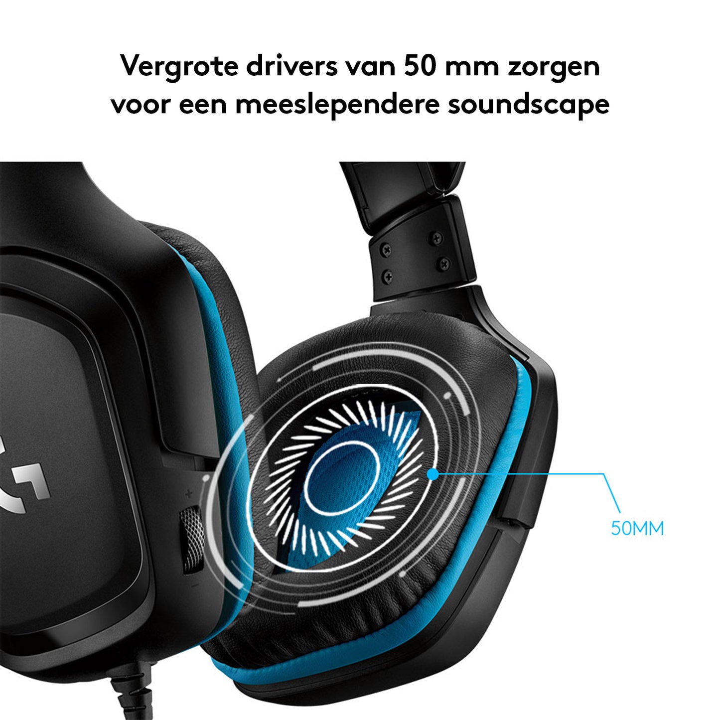 Logitech G432 Gaming Headset Leatherette