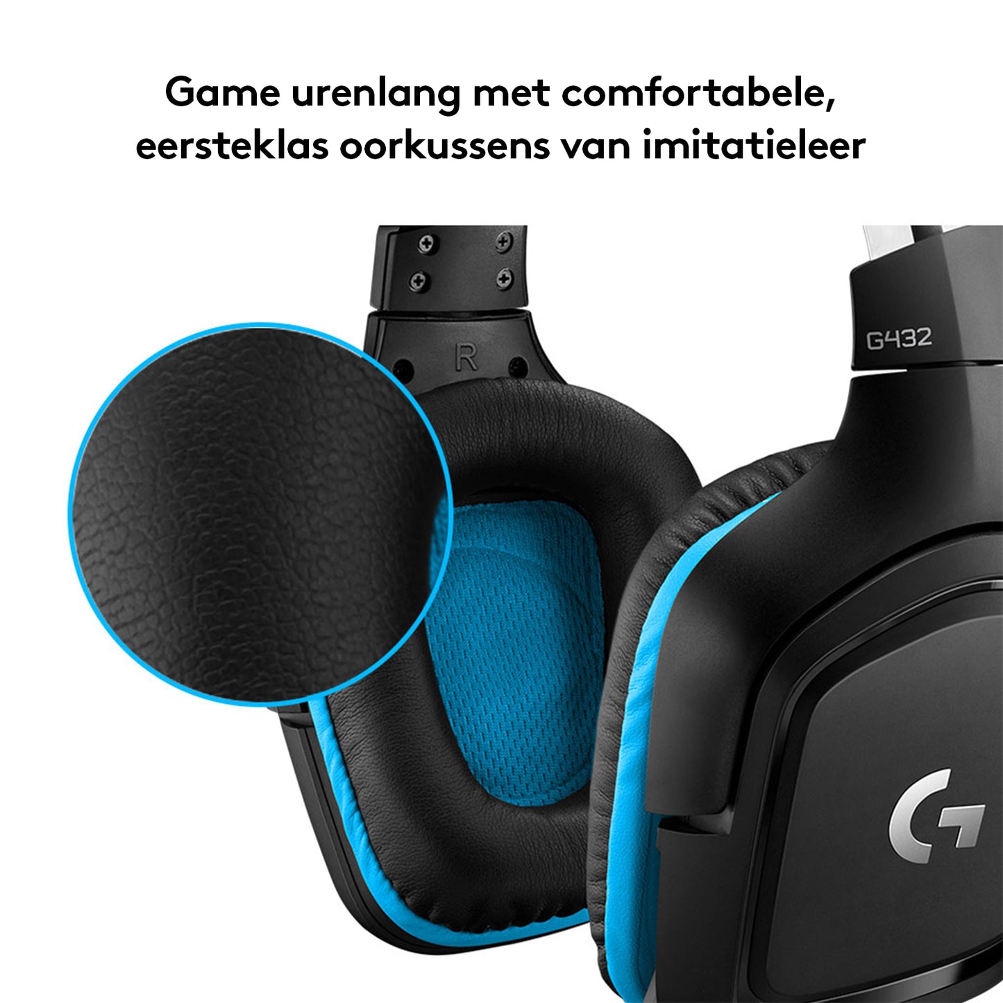 Logitech G432 Gaming Headset Leatherette