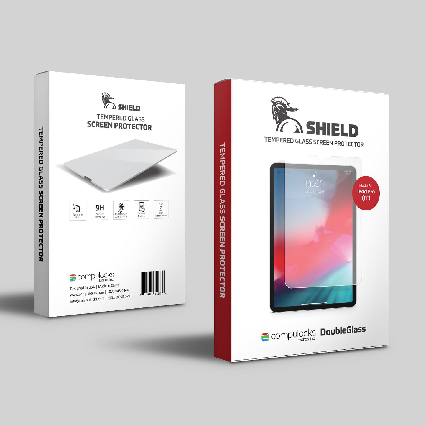 DoubleGlass Screen Shield iPad DGSIPDP11
