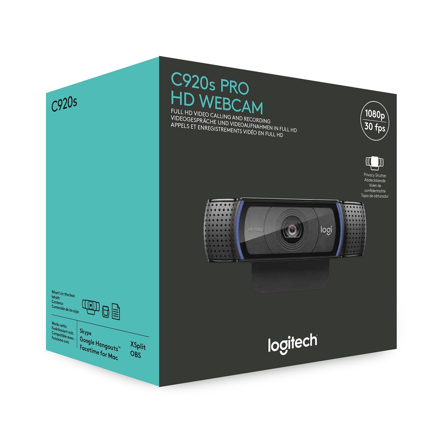 Logitech C920S Pro HD Webcam - N/A - EM