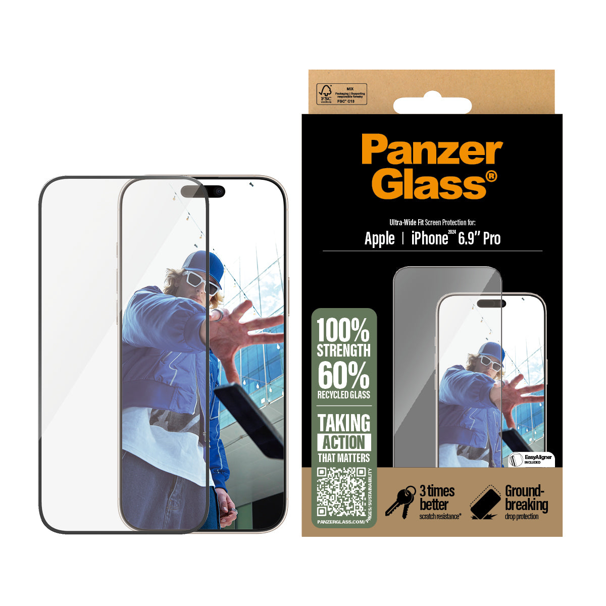 PG Scrn iPhone 16 6.9Inch Pro UWF 2864