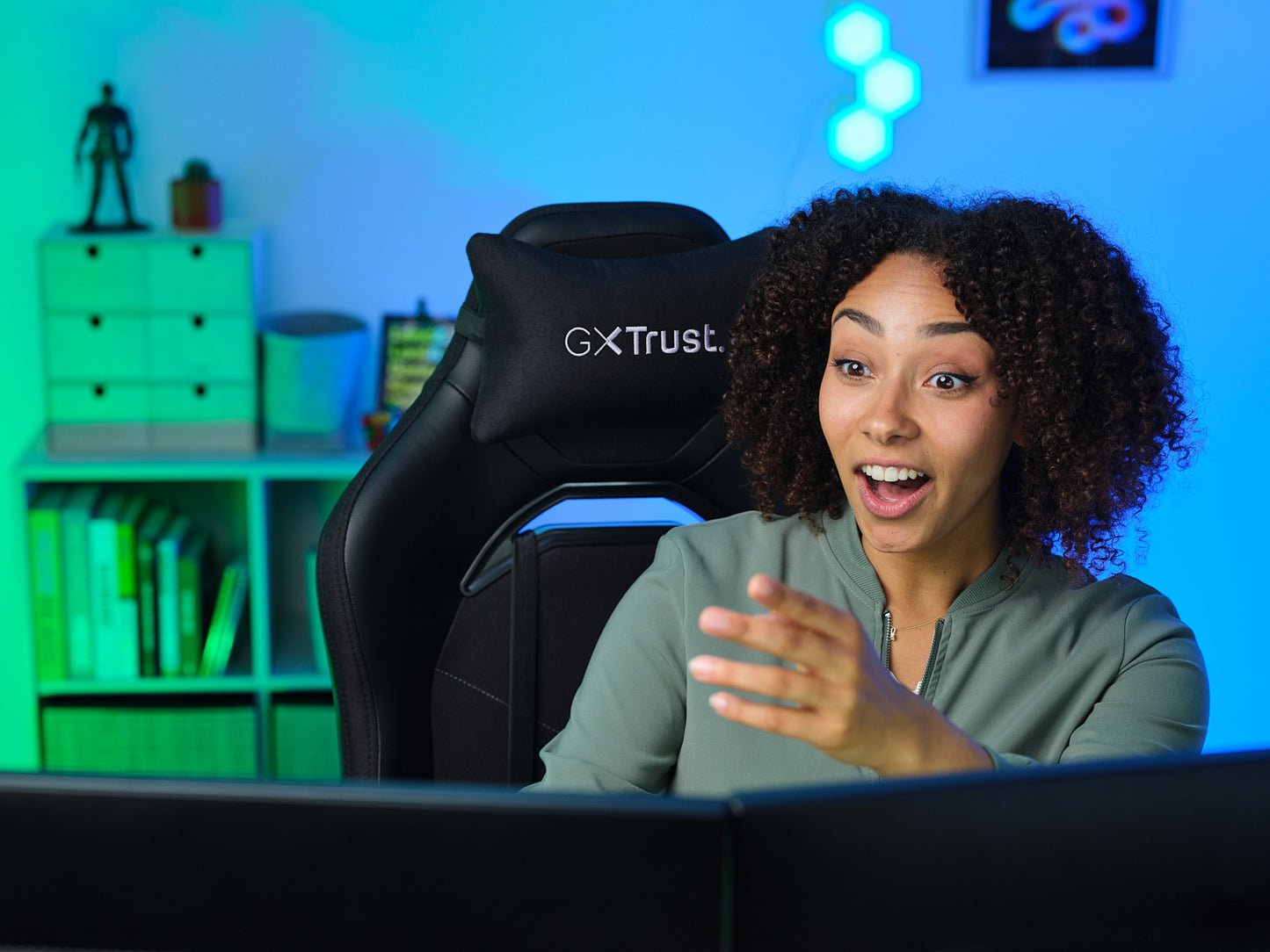TRUST GXT714 RUYA GAMING CHAIR BLACK