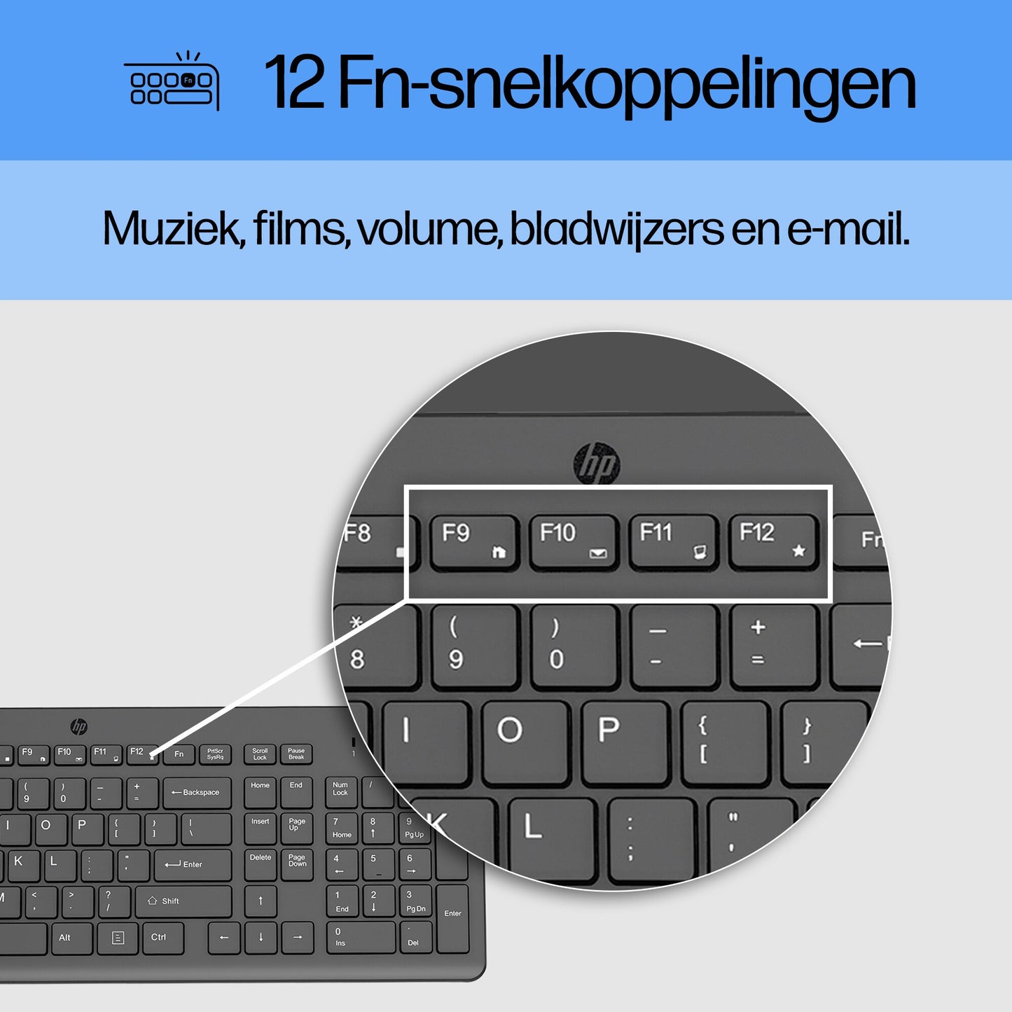 HP 150 Wired Keyboard Azerty