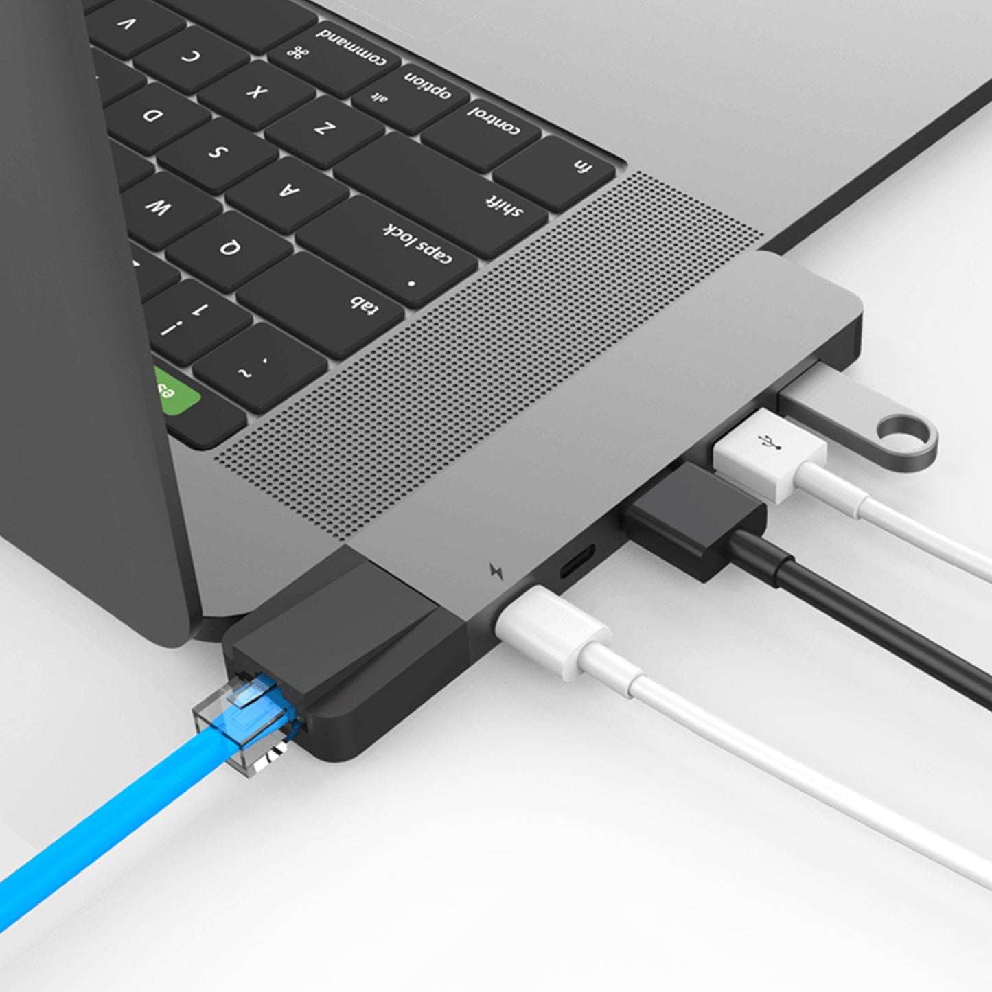 HUB NET 6-in-2 MacBook Pro Gray GN28N-GRAY