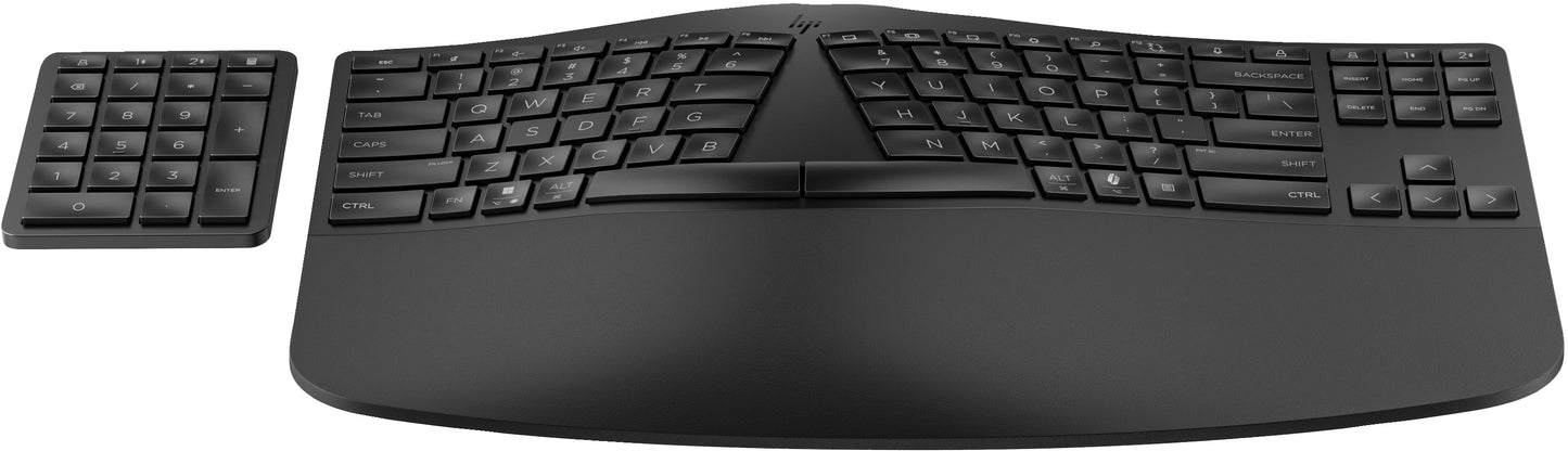 HP 960 BLK Ergonomic Wireless Keyboard  BE AZERTY