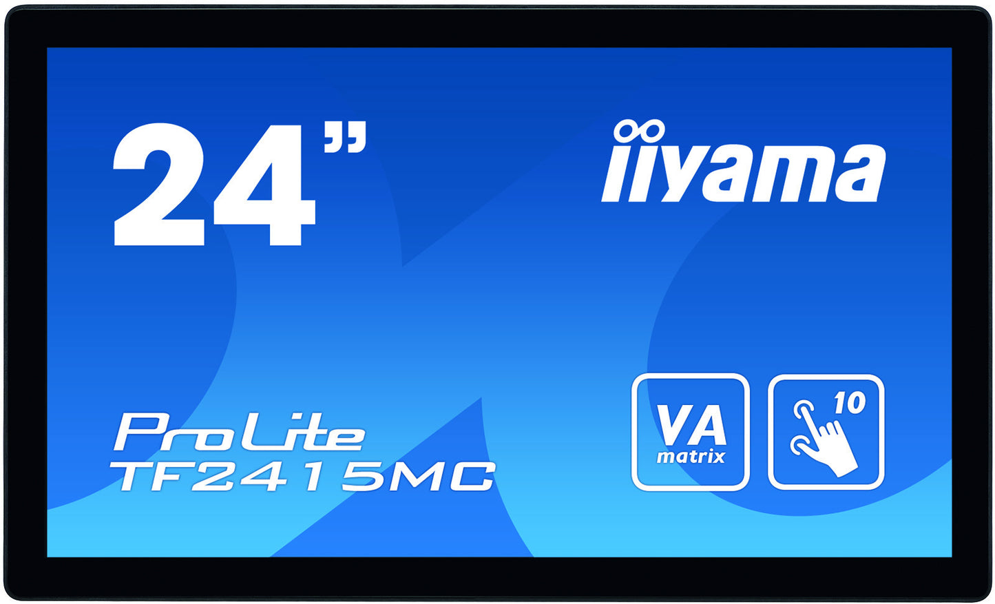 24i PCAP Bezel Free 10P Touch. 1920x1080. Anti-Fingerprint coating. VA panel. DisplayPort. HDMI. VGA. 315cd/m (with touch). 3000:1. 16ms. US
