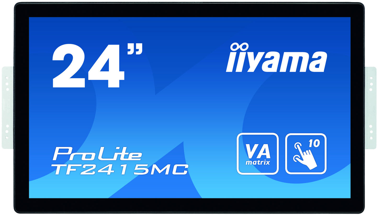 24i PCAP Bezel Free 10P Touch. 1920x1080. Anti-Fingerprint coating. VA panel. DisplayPort. HDMI. VGA. 315cd/m (with touch). 3000:1. 16ms. US