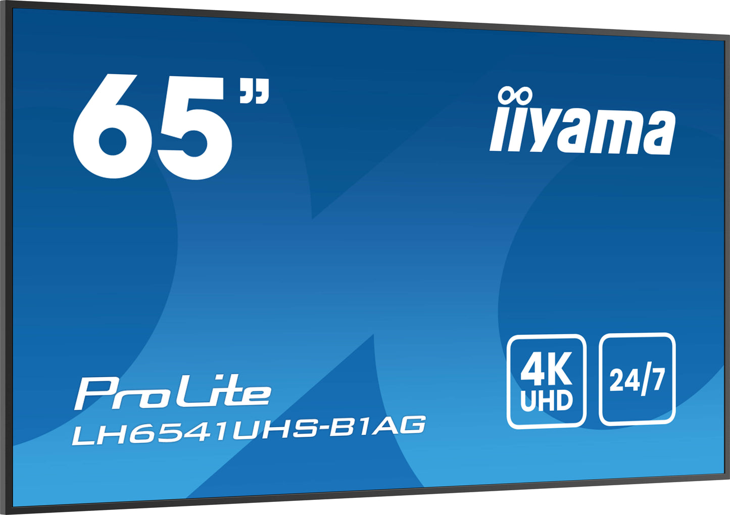 IIYAMA 65WIDE LCD, 3840 x 2160, 4K UHD VA panel, LED Bl.,Speakers, Multiple In-/Outputs (HDMI(3x) and more), 500 cd/m², 5000:1 Static Contr