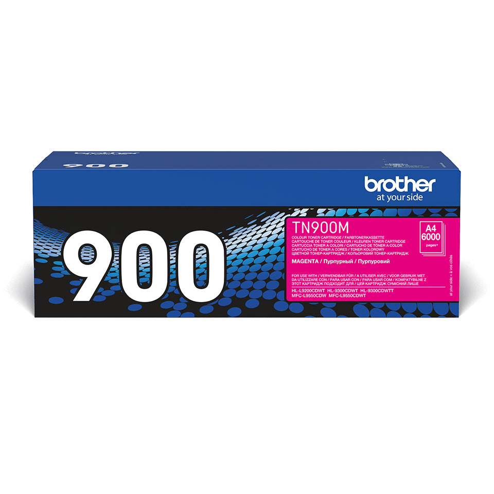 TN900M - Magenta - origineel - tonercartridge - voor MFC-L9550CDW. MFC-L9550CDWT: HL-L9200CDWT. L9300CDWTT