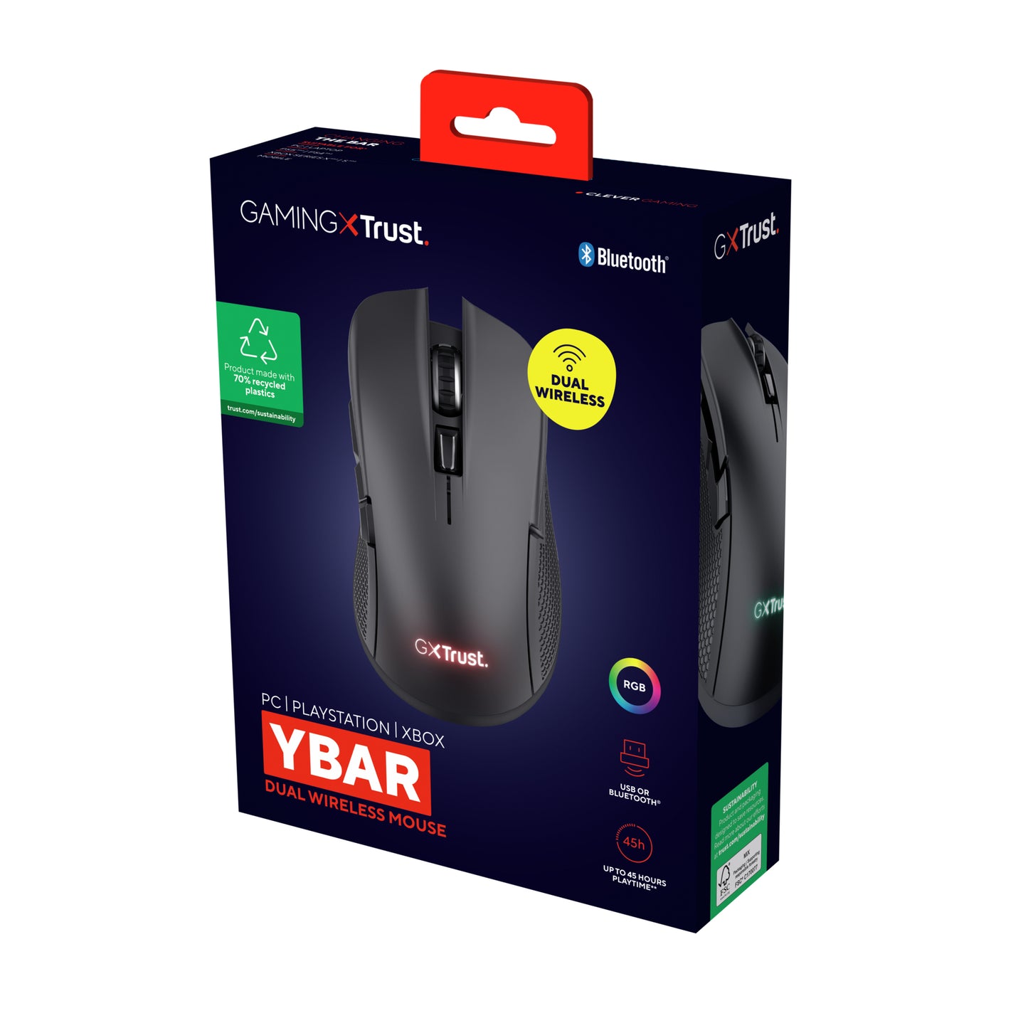TRUST GXT931 YBAR MULTI WIRELESS MOUSE
