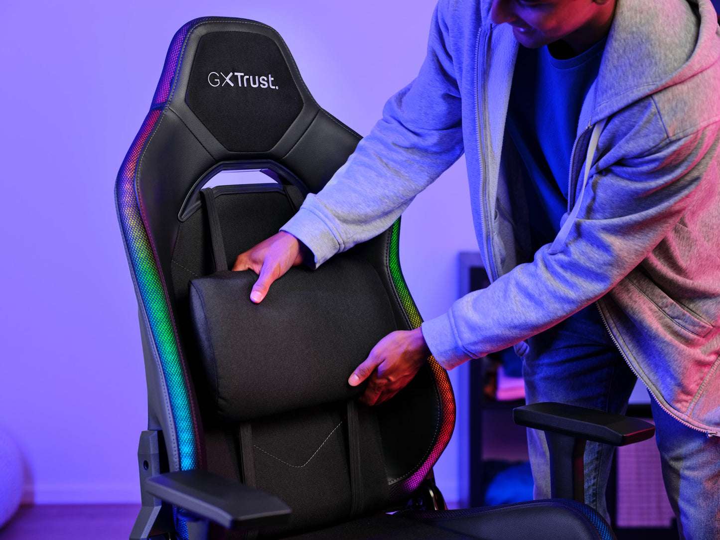 GXT719 RUYA RGB GAMING CHAIR BLACK