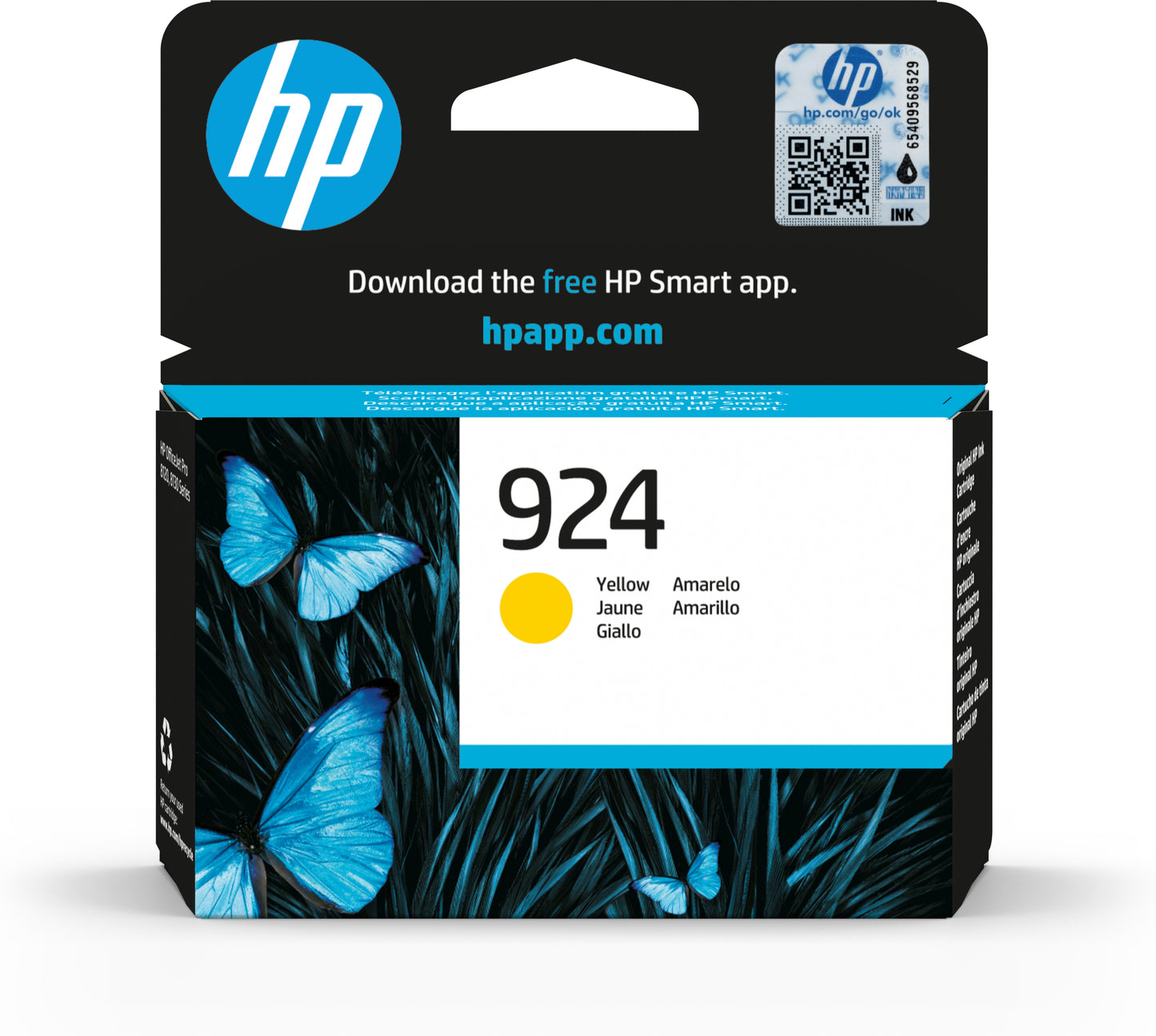 HP 924 INKTCARTRIDGE GEEL