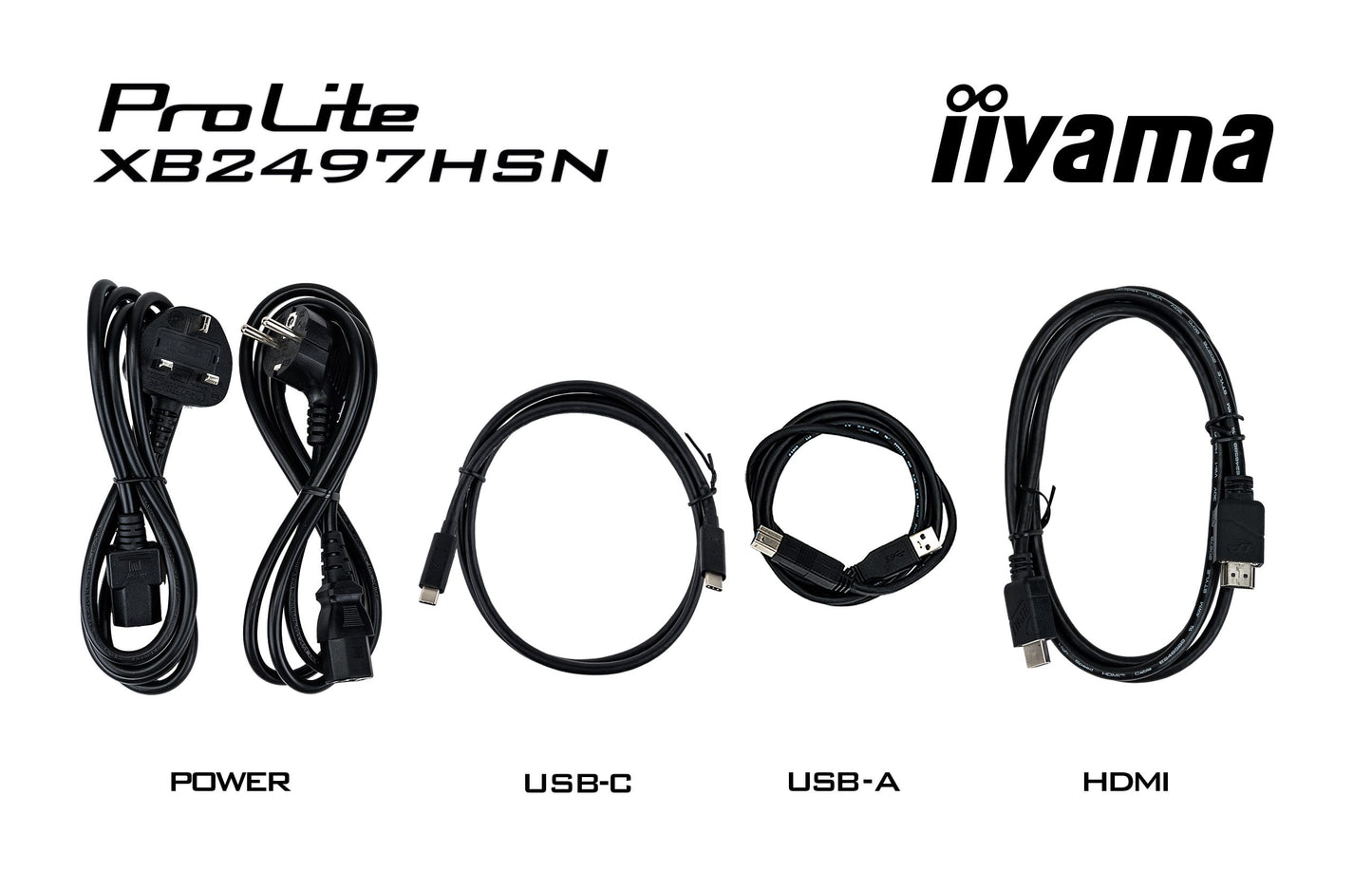 Iiyama XB2497HSN-B1 24W LCD Business Full HD IPS USB-C Dock