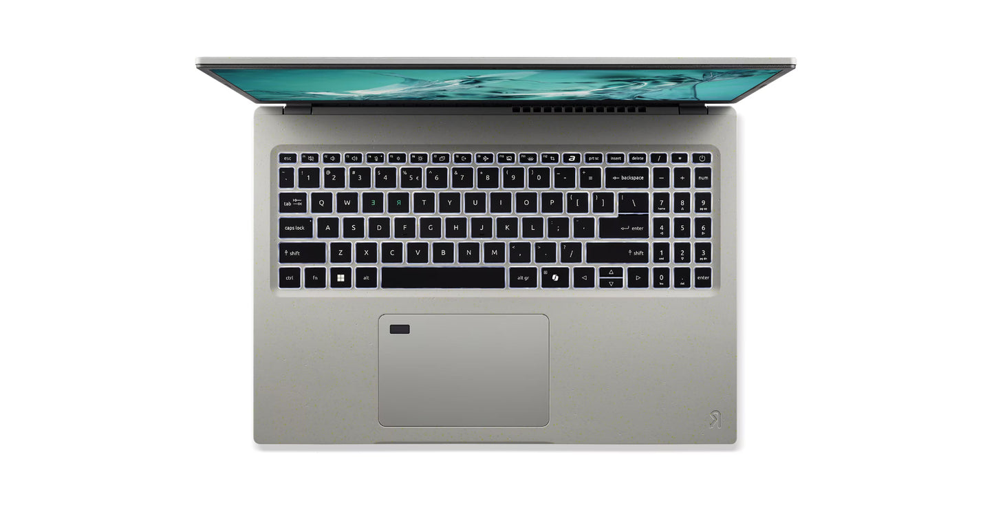 Acer Aspire Vero 16 AV16-71P-53DY, 16 WUXGA IPS, Intel Core Ultra 5 225H, 16GB LPDDR5X, 512GB PCIe NVMe SSD,  Intel Arc Graphics, W11H, Gre