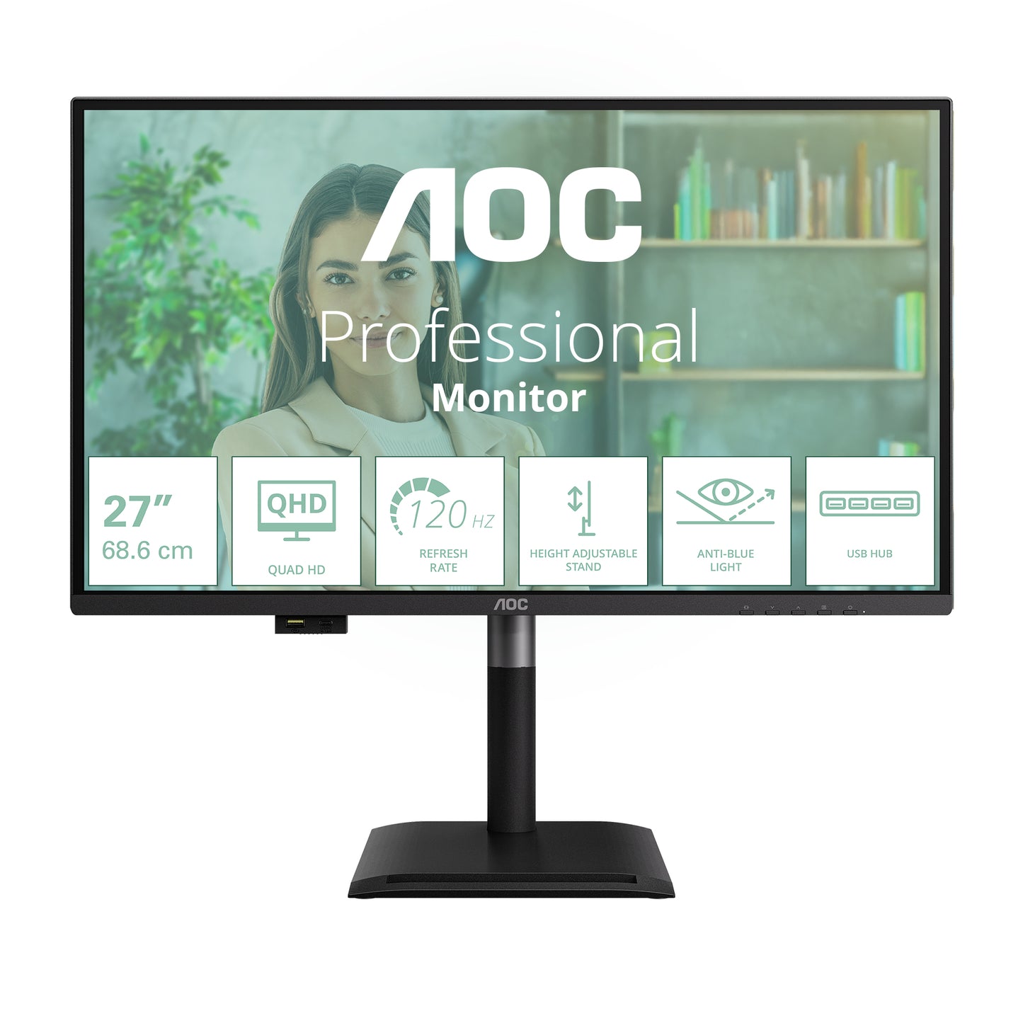 Q27P4U 27IN 16:9 IPS 120Hz 2560x1440 HAS Q27P4U