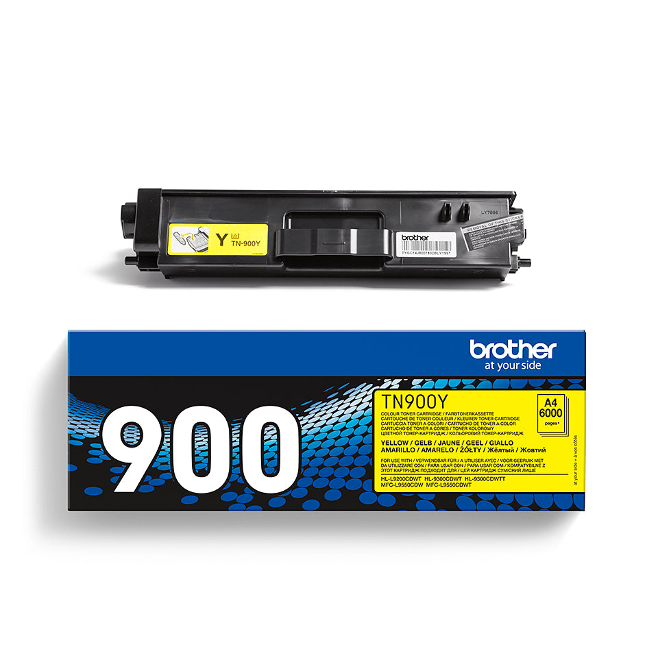 TN900y - Geel - origineel - tonercartridge - voor MFC-L9550CDW. MFC-L9550CDWT: HL-L9200CDWT. L9300CDWTT