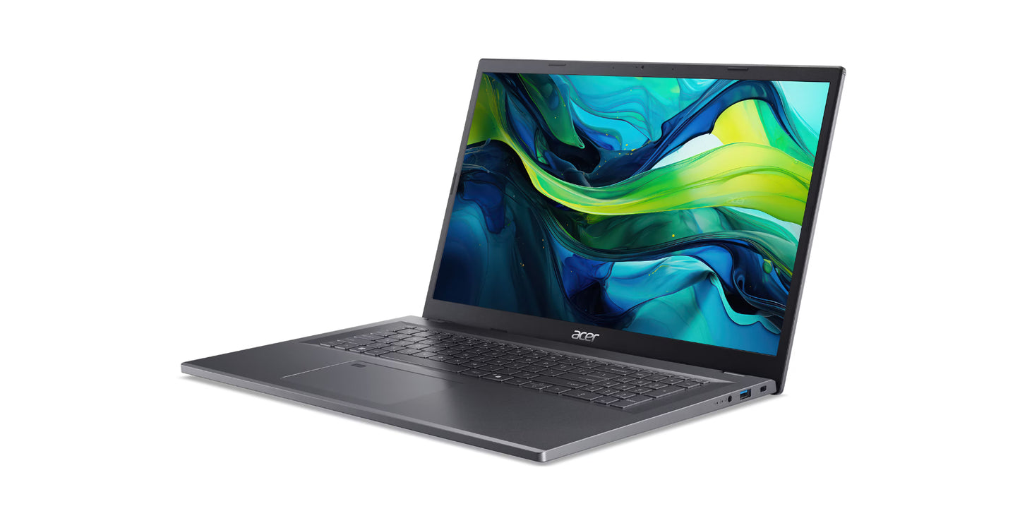 A17-51M-73H2, 17.3 inch FHD IPS, i7-13620H, 16GB DDR5, 512GB PCle NVMe SSD, Intel UHD Graphics, Wi-Fi 6E AX(2X2) BT, W11H, Azerty, Steel gre