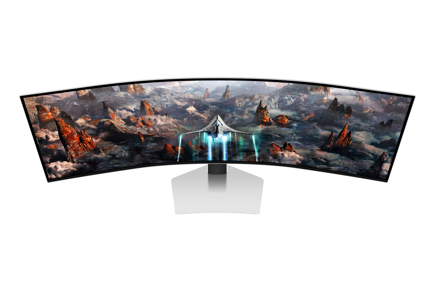 Samsung OLED 49inch 240Hz Curved 1800R, 5120x1440, 0,03ms, HDR10+, Displayport, HDMI, USB 3, Height