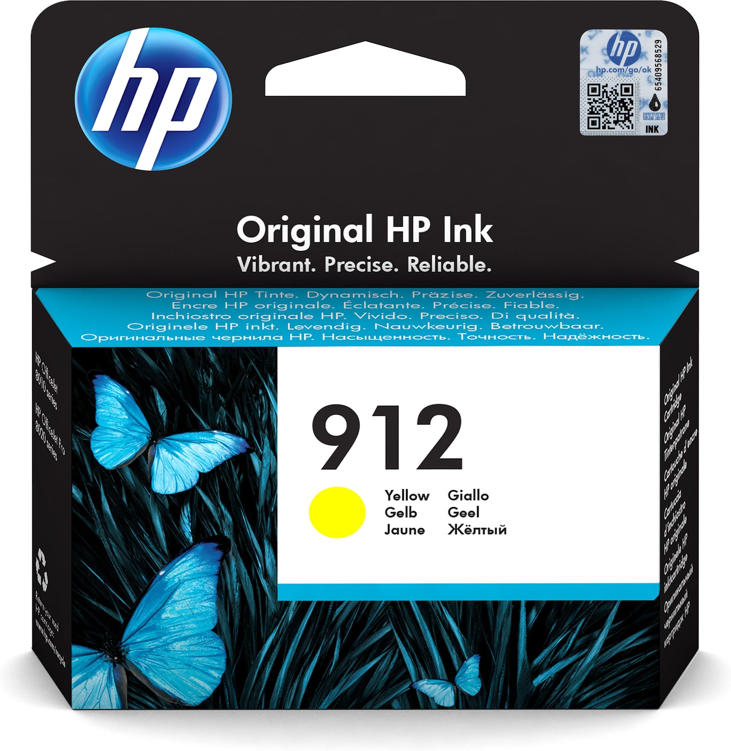 HP 912 INKTCARTRIDGE GEEL