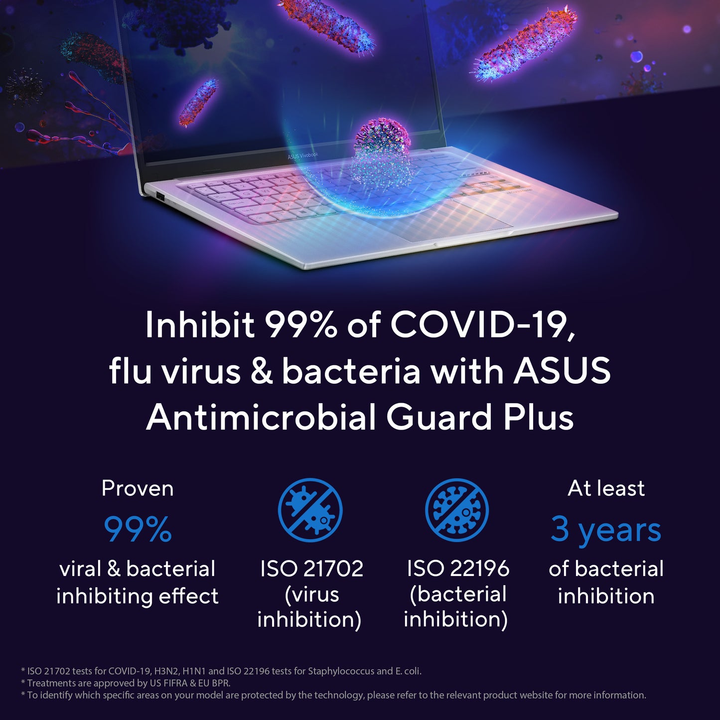 ASUS Vivobook 17 X1704VA-AU1080W, 17.3 FHD IPS, Intel Core 3 100U, 8GB, 512GB SSD, W11H, Blauw