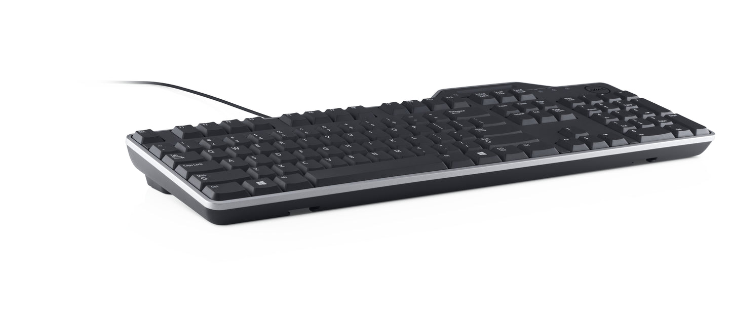UK/Irish (QWERTY) Dell KB-813 SmartcardReader USB Keyboard Black